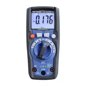 Metravi Professional Digital Multimeter Backlit LCD Display Blue & Grey, PRO-11