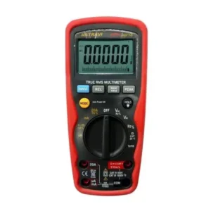 Metravi True-RMS Digital Multimeter Backlit LCD Display Black & Red, Metrasafe-18