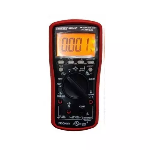 Kusam-Meco 3-5/6 DIGIT 6000 Counts Digital Multimeter, KM 2257 – Electrical Testing Instrument