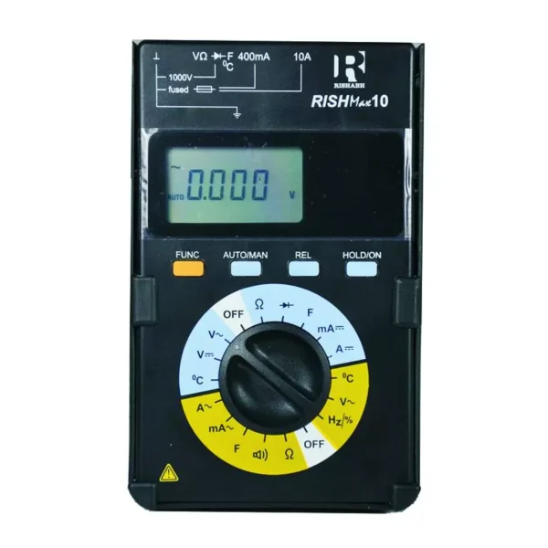Rishabh RISH Max 10 3999-Count 3¾-Digit Digital Multimeter