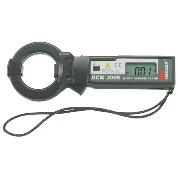 Megger DCM300E Clamp Meter, Max Current 300A ac CAT II 600 V, CAT III 500 V, 6111-284 – Electrical Testing Instrument