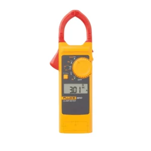 Fluke Digital AC/DC Clamp Meter 6000 Counts LCD Display 60 A, 600 A Range, 0.01 A, 0.1 A Resolution and 2 % + 10, 2 % + 5 Accuracy, 301D (With Test Leads) – Professional Electrical Testing Instrument