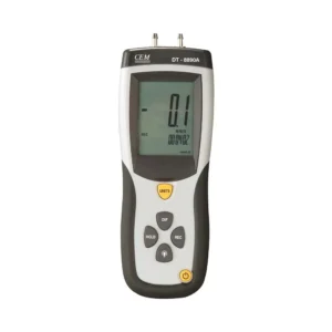 Mextech Manometer USB Interface ±5PSI (±138.3inH2O) Pressure Range for Industrial Use, CEM DT8890
