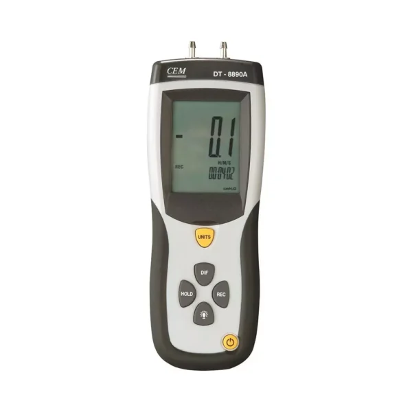 Mextech Manometer USB Interface ±5PSI (±138.3inH2O) Pressure Range for Industrial Use, CEM DT8890