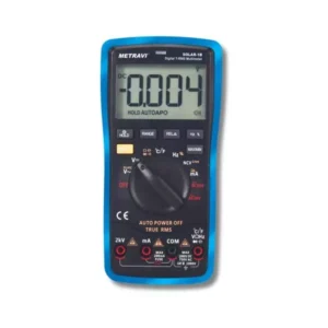Metravi True-RMS Digital Multimeter 6000 (3.5/6) bit automatic polarity LCD display, SOLAR-1B