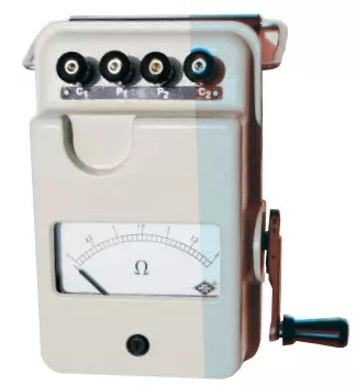 Rishabh DET Series 4-Terminal Double-Range Analog Earth Tester