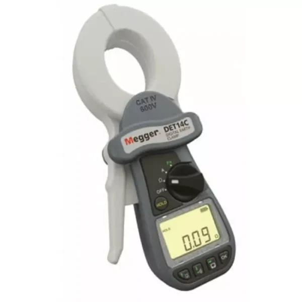 Megger DET14C Earth Tester, 1500 Ω CAT IV 600 V RS Calibration, 1000-761 – Electrical Testing Instrument