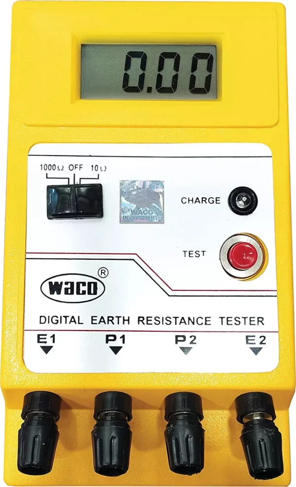 Waco WACO DET mid Digital Earth Resistance Teste 0Ω-10Ω-1000Ω – Electrical Testing Instrument