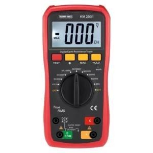 Kusam-Meco Digital Earth Resistance Tester (1500V DC/1000V AC), KM 2031 – Professional Electrical Testing Instrument