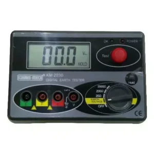 Kusam-Meco 2/3 Wire Digital Earth Resistance Tester (upto 2000Ω), KM-2030 – Professional Electrical Testing Instrument