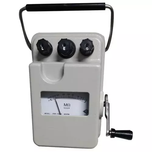 Rishabh DET Series 4-Terminal Double-Range Analog Earth Tester