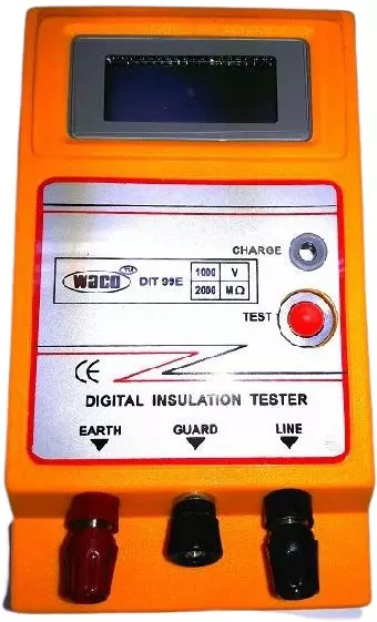 Waco DIT 99E 0-2000 MΩ Digital Insulation Tester – Electrical Testing Instrument