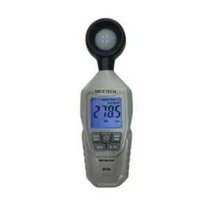 MEXTECH Lux Meter Backlit LCD Display 0 – 200000 Lux 4 Range Silicon Photo Diode Sensor, DT73L