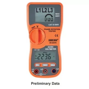 Kusam-Meco Phase Rotation Tester with Voltmeter - KM 885PR – Electrical Testing Instrument