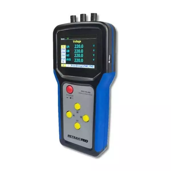 Metravi Portable Power Quality Analyser Measurement Input Range 1/225m V-333 mV, PRO PA-800