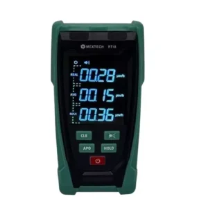 MEXTECH Radiation Detector LCD With Status Indicator 144 × 75 × 34 mm Vibration, Sound Energy-Compensated GM Tube Sensor, RT18