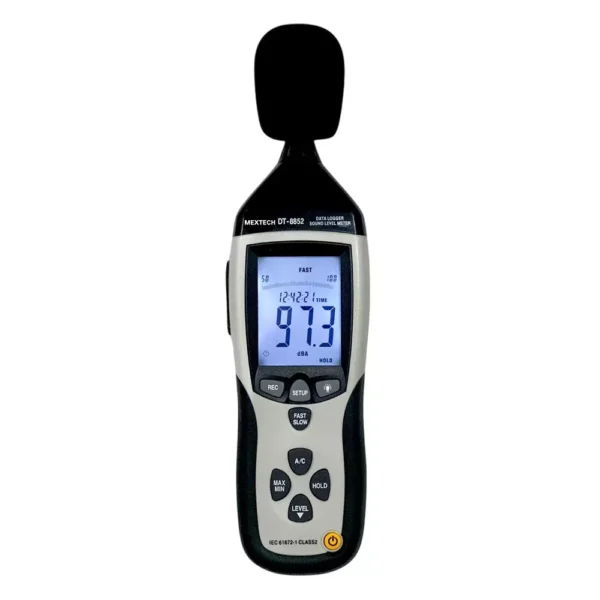 MEXTECH Sound Level Meter 4 Digit Backlit LCD 30 – 130 dB Sound Level A / C, DT8852