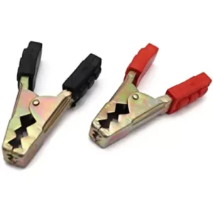 Rishabh Red & Black Crocodile Clip Set for Electrical Testing