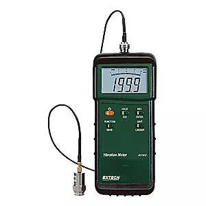 EXTECH Digital Vibration Meter Kit 32 to 122 0 to 50 Yes 0.02 to 7.87 In/sor 0.5 to 200mm/s