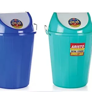 ARISTO 32 L Plastic Swing-Lid Dustbins - Pack of 2