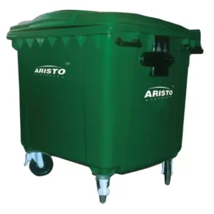 ARISTO 660 L Green Plastic Wheeled Waste Bin