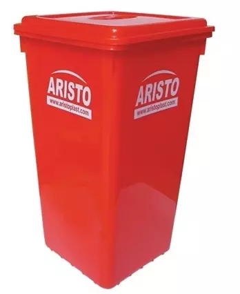 ARISTO 80 L Plastic Flat-Lid Storage & Waste Bin