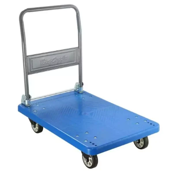 BIGAPPLE 150 Kg Plastic Single-Platform Industrial Trolley - WH-1150