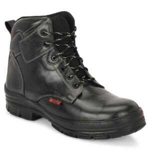 Kavacha S141 Leather Black Steel Toe Safety Shoe