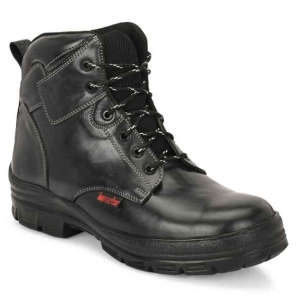 Kavacha S141 Leather Black Steel Toe Safety Shoe