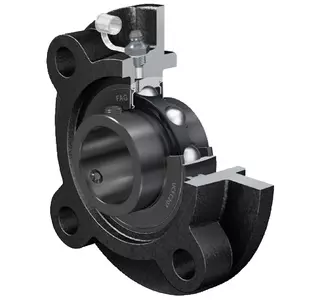 FAG UCFC211 Four-Bolt Flanged Bearing Housing Unit - 185 mm Height