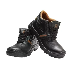 Hillson Apache Black High-Ankle Steel Toe PU Safety Shoes - UK 5 to 10