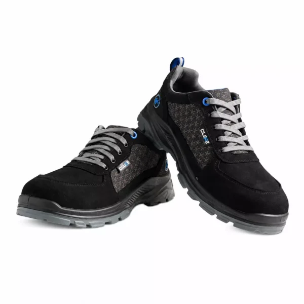 Hillson Clawz CL07 Black Low-Ankle Steel Toe PU Safety Shoes - UK 7