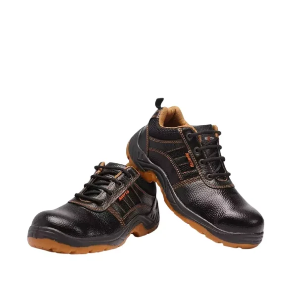Hillson Sporty Brown Low-Ankle Steel Toe Dual-Density Safety Shoes - UK 6 to 10