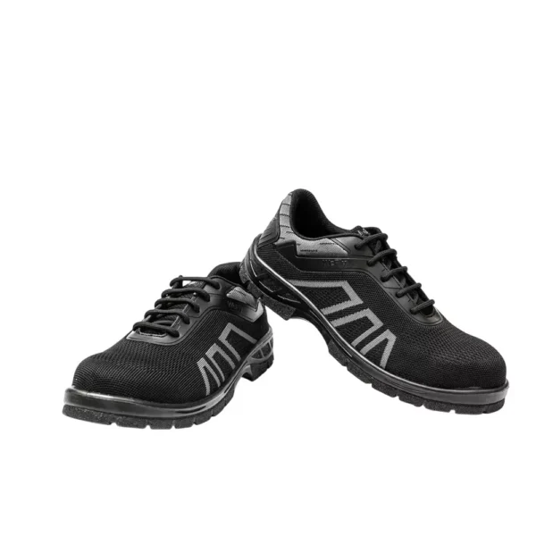 Hillson WF02 Grey Low-Ankle Hard Toe Flyknit PU Safety Shoes