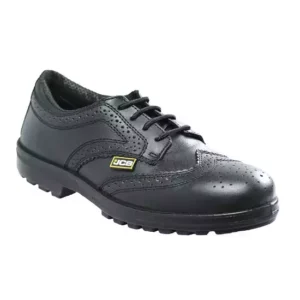 JCB Executive Grain Leather Steel Toe Industrial Safety Shoes - UK 5 to 11