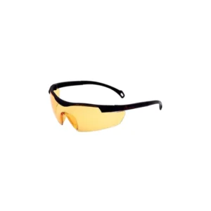 Karam ES015 Amber Anti-Fog Executive Safety Spectacles - Matt Black Frame