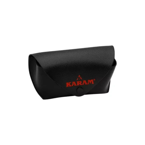 Karam ESA01 Black Belt-Carrying Spectacle Case 172x85x60 mm