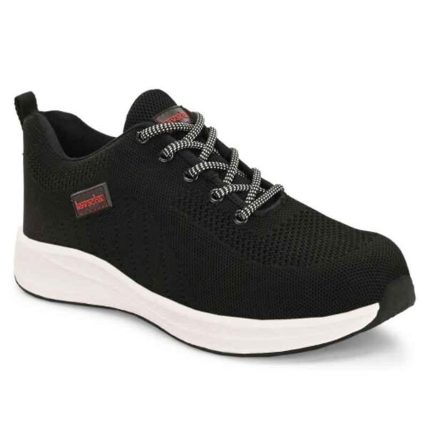 Kavacha S228 Knitted Fabric Black & White Steel Toe Safety Shoe