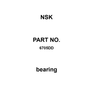 NSK 6705DD Sealed Slim Ball Bearing 25x32x4 mm