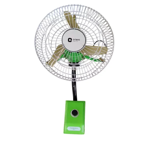 Orient Thunderstorm Pro Heavy-Duty Green Wall Air Circulator