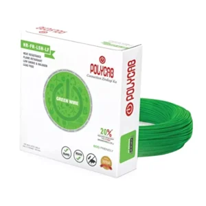 Polycab 2.5 Sq.mm 1 Core HR-FRLS-H-LF Green Wire - 300 m