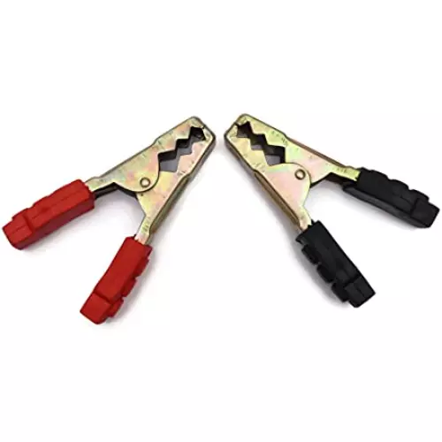 Rishabh Red & Black Crocodile Clip Set for Electrical Testing