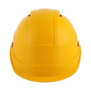 Safe Dot Armor Yellow ABS/HDPE Safety Helmet with 6-Point Cradle - 365 g