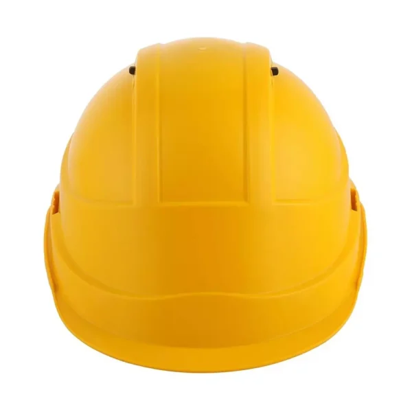 Safe Dot Armor Yellow ABS/HDPE Safety Helmet with 6-Point Cradle - 365 g