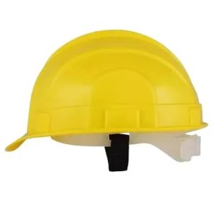 Safe Dot Beetal Yellow HDPE Safety Helmet with 4-Point Cradle - Non-Ratchet