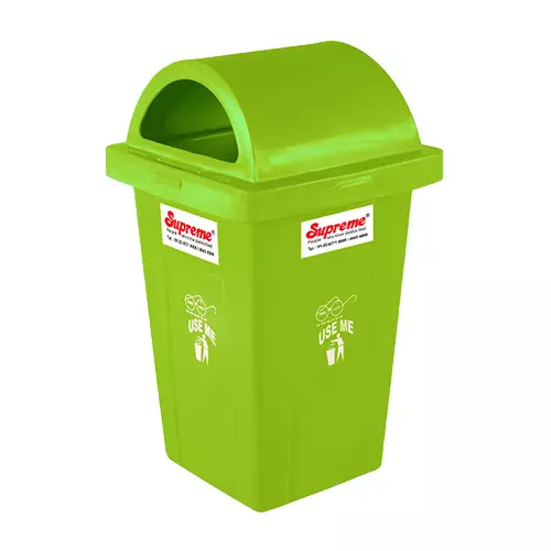 SUPREME 100 L HDPE Dome-Lid Dustbin - 710 mm Height