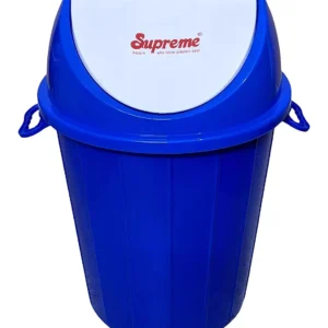 SUPREME 40 L Round Plastic Swing-Lid Waste Bin